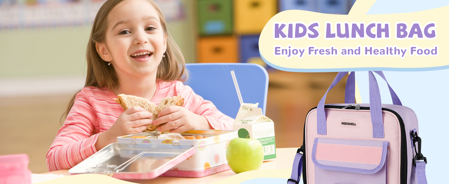 purple lunch box for girls