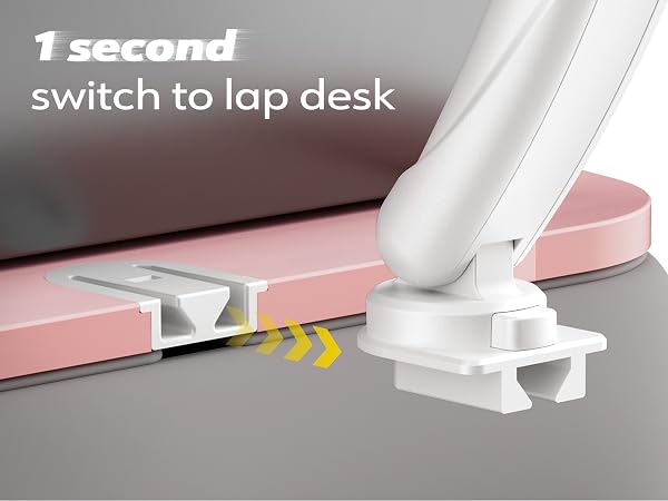 2 in 1 Lap desk and Pillow stand quick relase