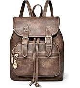 Dora &amp; Liz Mini Backpack Purse for Women Leather Fashion Cute Small Backpacks Lightweight Travel ...