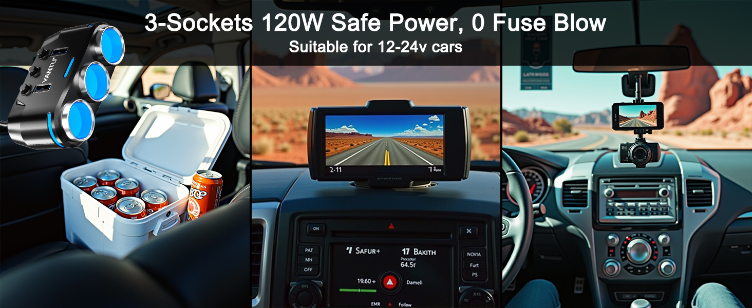 Cigarette Lighter Splitter