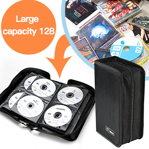 128 black cd storage