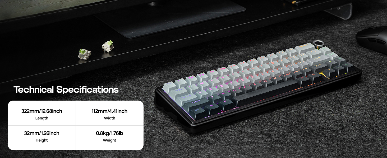 F65PRO Wireless Gaming Keyboard