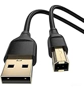 Canon Pixma Printer Cable 10ft, USB-A to USB-B Cable, High Speed USB Printer Cord Scanner Printer...