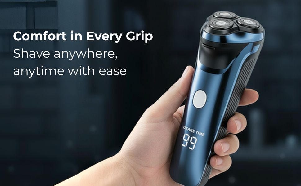 comfortable and easy access to shaving anywhere, anytime