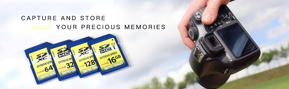 Micro Center SDHC Flash Memory Card Class 10 USH-I U1 Speed Class for Camera