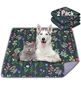 Washable Pee Pads for Dogs, 2 Pack Super Absorbent pee pads for dogs Reusable pee pads for dogs l...