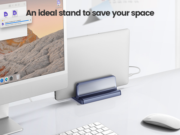 vertical laptop stand