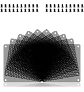 YIMATEECO 120mm Fan Dust Filter PC, 10Pack PVC Computer Dust Filter Mesh Dustproof Case Cover PC ...