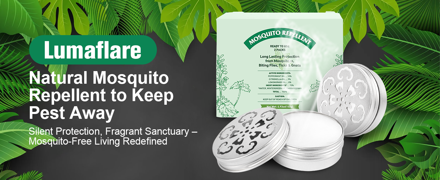 Natural Mosquito Repellent 2 Pack