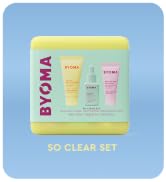 BYOMA So Clear Set - Barrier Repair Skincare Set for Acne Prone Skin - Creamy Jelly Cleanser, Cla...