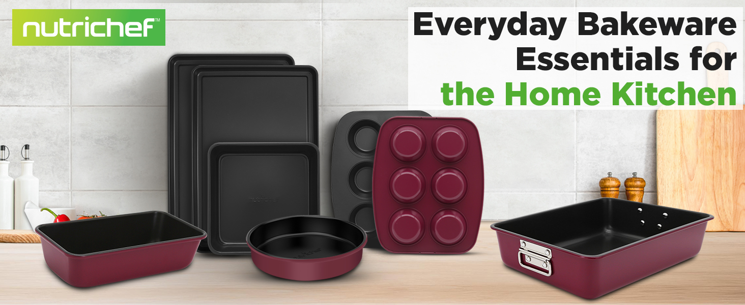 kitchen baking gadgets assesories nesting set bake bakewear nonstick must haves cookie 