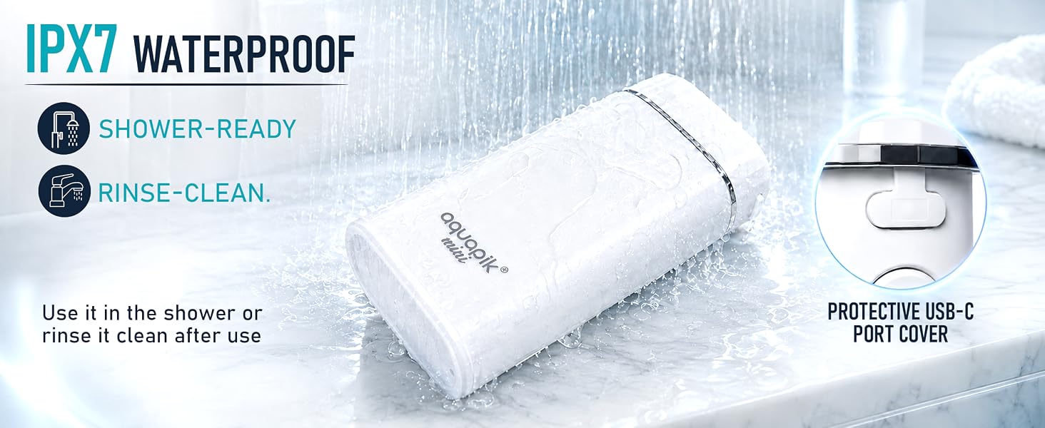 Portable Water Flosser for Convenient Daily Oral Care in Any Bathroom