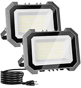 Leddictive 2 Pack LED Flood Lights Outdoor, 50W 5000LM Super Bright Floodlight Outside Work Light...