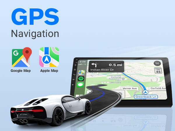 10&amp;#34; wireless double din car stereo