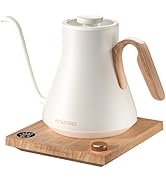 INTASTING Electric Kettle, Gooseneck Electric Kettle, ±1? Precise Temperature Control, Stainless ...