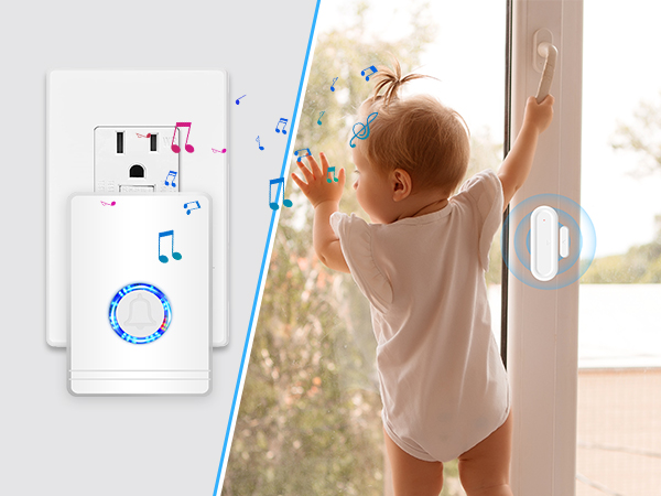 door sensor door chime door alarms fridge door alarm for home door sensor alarm ring mailbox sensor