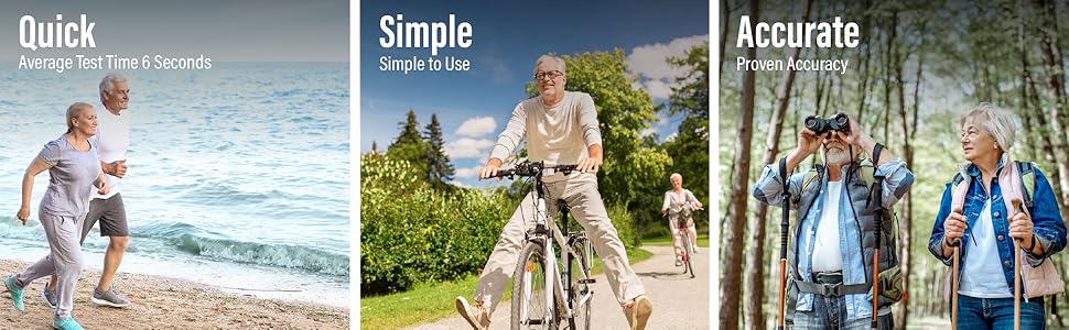 Blood Glucose Meter for Type 2 Diabetes, Quick and Accurate Readings, Simple to Use