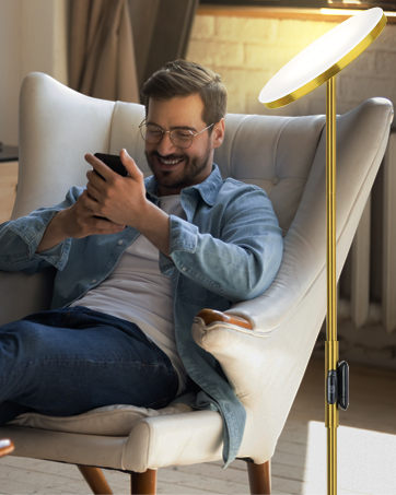 JOOFO gold floor lamp