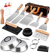 Griddle Accessories Kit, Joyfair 18Pcs Flat Top Grill Accessories for Blackstone, Stainless Steel...