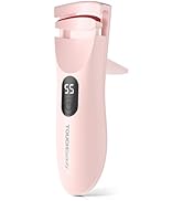 TOUCHBeauty Rechargeable Heated Eyelash Curler with LED Display, Featuring 3-Level Adjustable Tem...