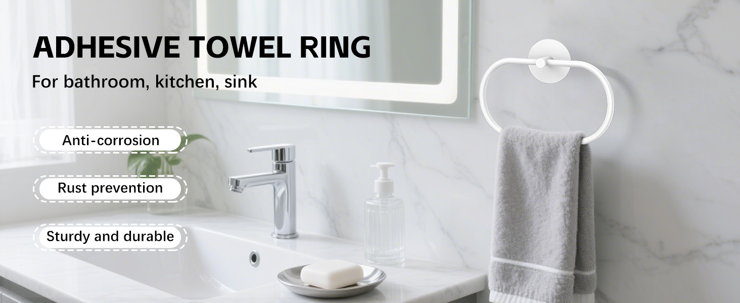 Adhesive Towel Holder