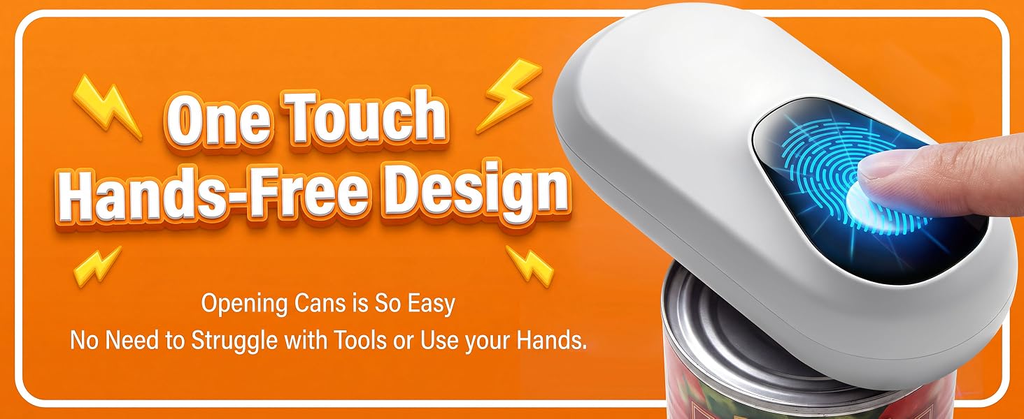 One Touch Hands-Free Design