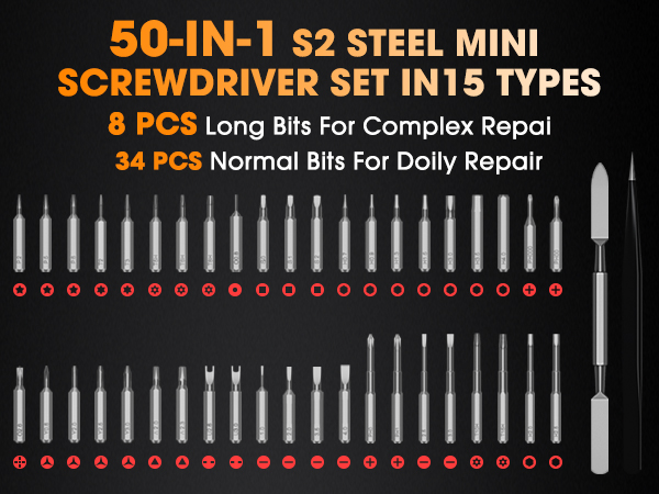 150 piece electric screwdriver