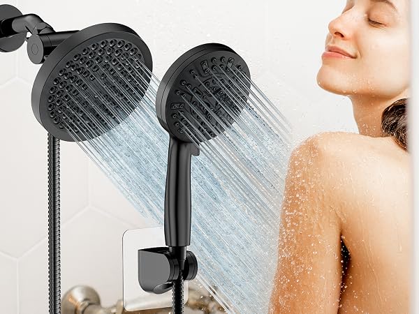 shower head with handheld combo