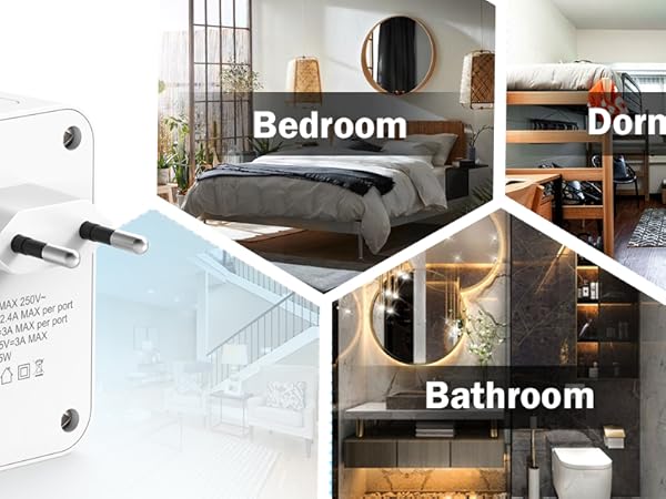 European Travel Plug Adapter