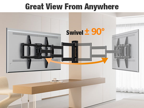 long arm tv mount