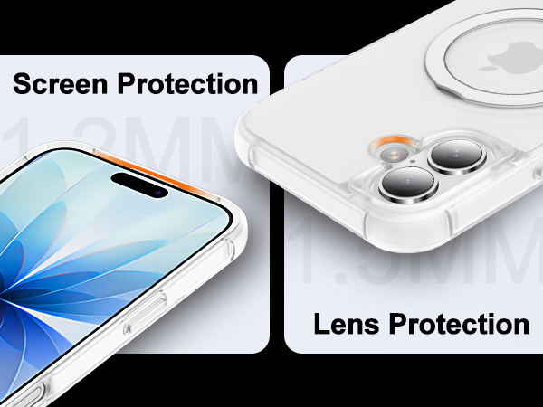iPhone case with stand magsafe ring magnetic