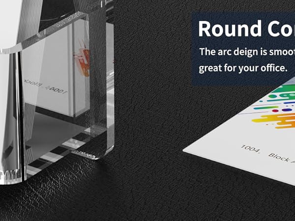 suction cup business card holder for glass