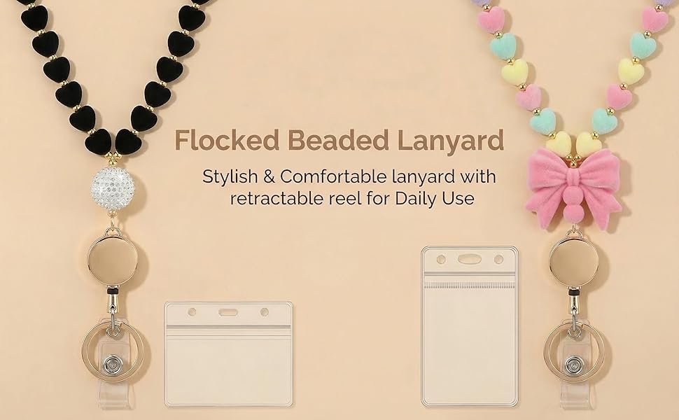 beaded lanyard