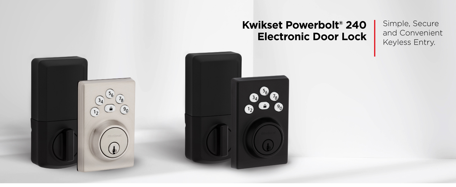kwikset powerbolt 240 electronic door lock