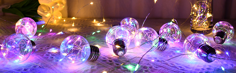 twinkle bulb curtain lights
