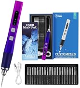 Engraving Pen, Ultimate Cordless Engraving Pen for Artists &amp; DIYers - Engrave 60+ Surfaces - Begi...