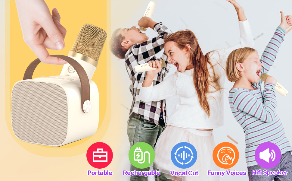 karaoke machine microphone for kids