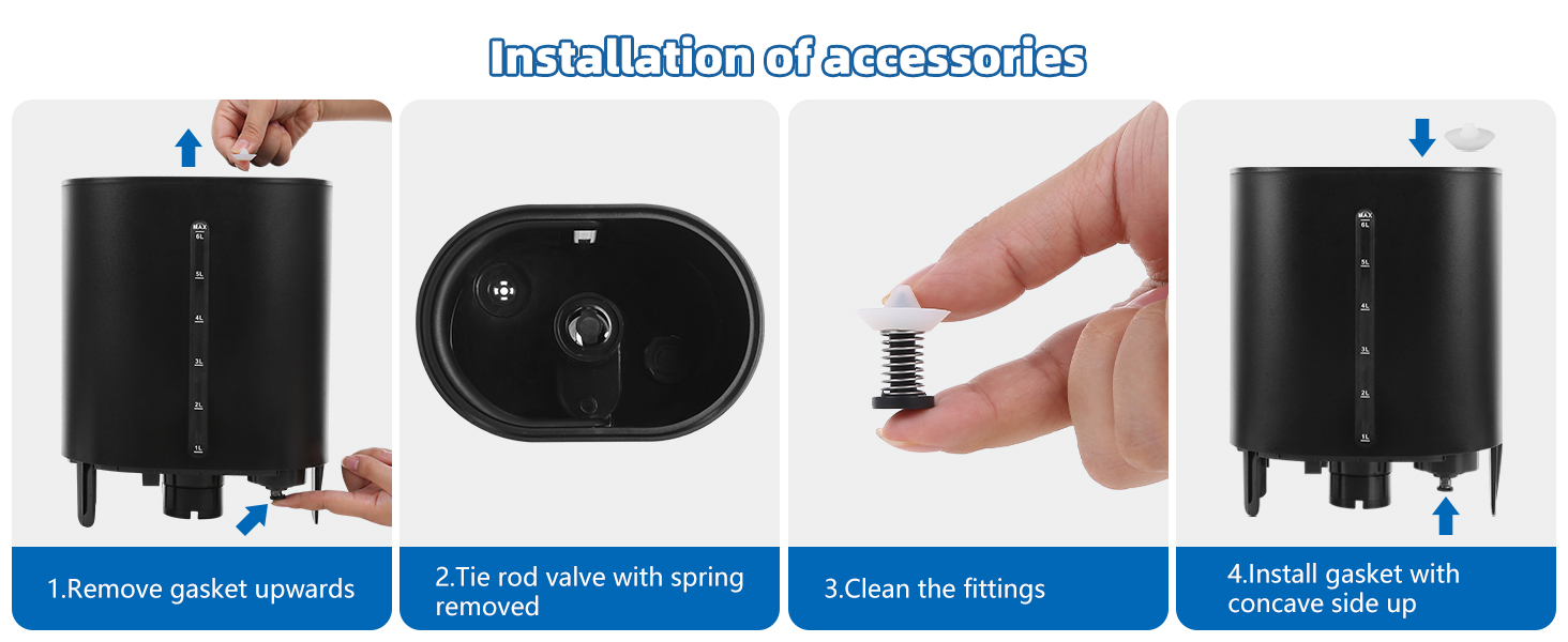 Installation of accessories