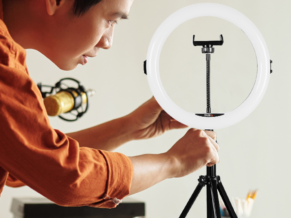 SQUATZ 11’’ LED 12W Selfie Ring Light R11 with Wired Control,