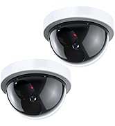 BNT Dummy Security Camera, Fake Security Camera with One Red LED Light, Built-in a Light Sensor, ...