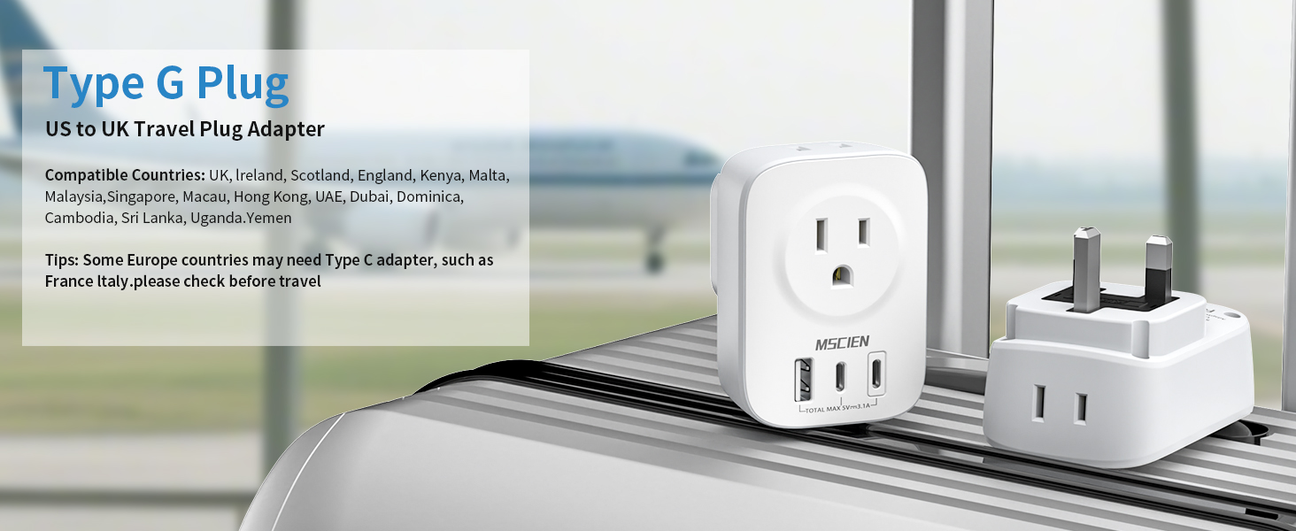 Type G Plug Adapter