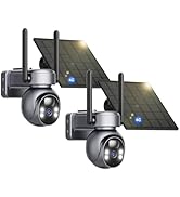 LIWAN 4G LTE Cellular Security Camera Wireless Outdoor, Solar No WiFi Security Camera, 360° Full ...