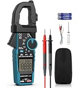 Clamp Meter DURFICST Digital Inrush Clamp Multimeter AC/DC 600A 6000 Counts Amp Voltage Tester wi...
