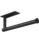 TOFIIGREM Paper Towel Holder with Adhesive Under Cabinet Mount- No Drilling Wall Mount Sticky Pap...