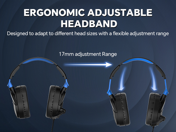 Wired Headset with Microphone PS4 Headset with Mic Xbox One Headset 3.5mm Gaming Headset Gaming