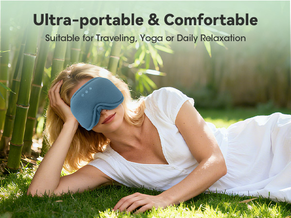 comfortable fit for all face shapes. Perfect for sleep mask bluetooth