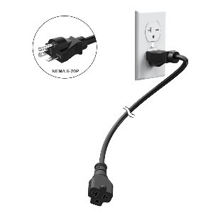 Nema 6-20p to 6-20r 6-20 to 6-15r 6-20 to 5-20 6-20 to 5-15 20amp to 15amp plug adapter cable