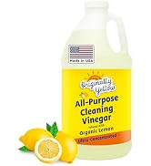 Originally Yellow Lemon Vinegar For Cleaning Purpose | USA Made All Purpose Cleaner | Use as a Fl...