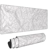 Abstract White Topographic Contour Map Topography Geography Geographical Terrain Path Gaming Mous...