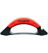 SHARPAL 112N 3-in-1 Knife &amp; Garden Tool Sharpener for Axe, Hatchet, Machete &amp; Scissors, Blade Rep...